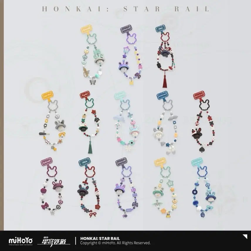 [BUNJANG] Honkai: Star Rail Mushroom Rabbit Strap Keychain - Bandai, Dan Heng, Sunday / 공구)붕괴 스타레일 토끼 버섯 스트랩 키링 반디 단항 선데이
