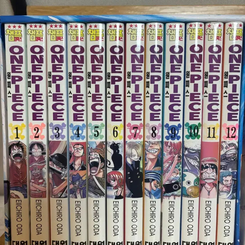 [BUNJANG] One Piece Manga Volumes 1-12 / 원피스 만화책 1~12 동쪽의 바다