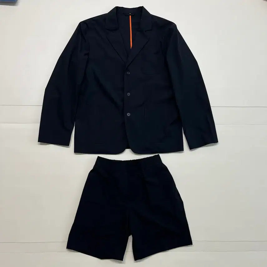 [BUNJANG] Pance Semi-Oversized Jacket and Shorts Set / 새상품) Pance 세미오버핏 맨날자켓+쇼츠 셋업