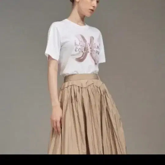 [BUNJANG] Lanvin 23 Lettering Beaded T-Shirt / 23랑방 레터링 비즈 티셔츠