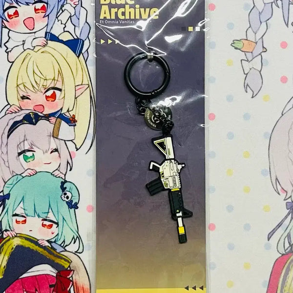 [BUNJANG] Blue Archive Azusa Gun Charm Keychain / 블루아카이브 아즈사 총 장식키링