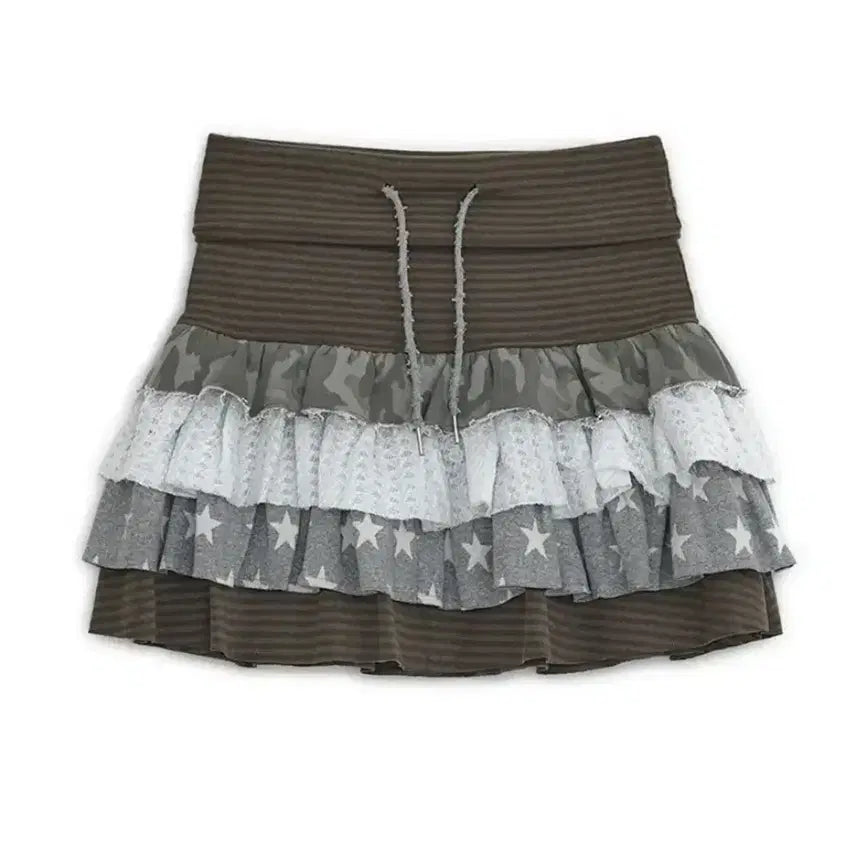 [BUNJANG] Hug Your Skin Tiered Layered Skirt / 허그유어스킨 캉캉 레이어드 스커트