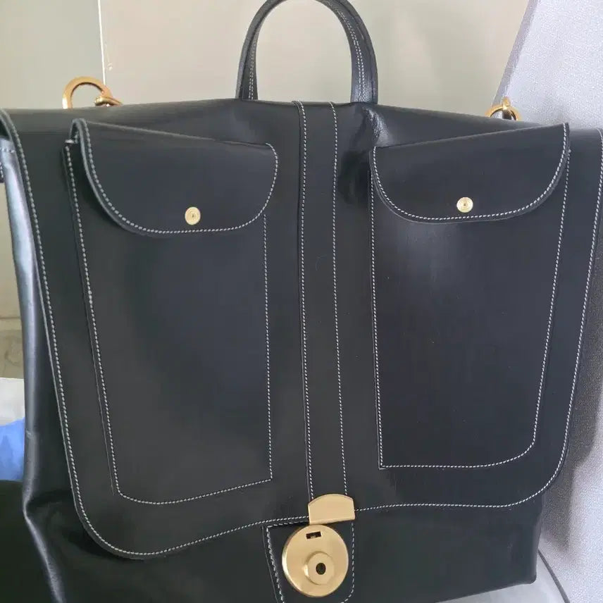 [BUNJANG] Handmade Cowhide Mail Bag / 수제 소가죽 가방 (메일백) 새상품
