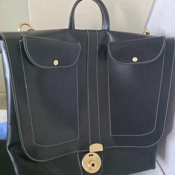 [BUNJANG] Handmade Cowhide Mail Bag / 수제 소가죽 가방 (메일백) 새상품