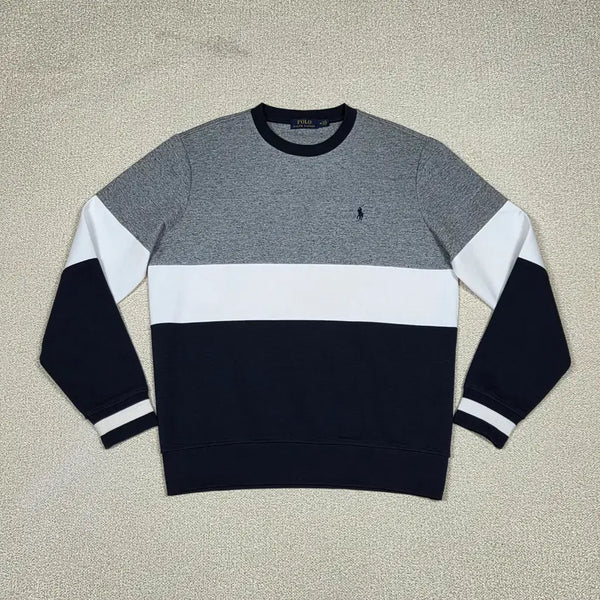 [BUNJANG] Polo Ralph Lauren Colorblock Pony Logo Sweatshirt / [폴로 랄프로렌] 컬러블록 포니 로고 맨투맨 | A00605
