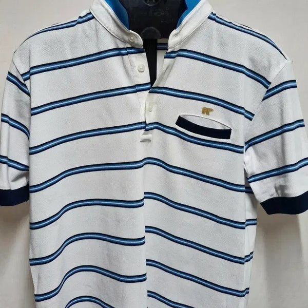 [BUNJANG] Golden Bear Striped Collar T-Shirt / 골든베어(남95)스트라이프 카라티