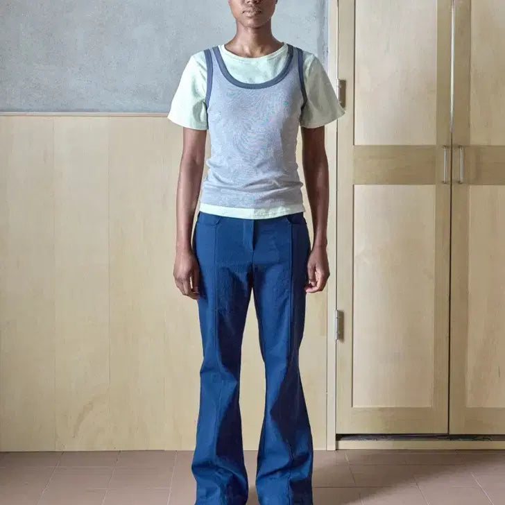 [BUNJANG] Nova Yang Flare Pants (Navy) / novayang FLARE PANTS(NAVY) 노바양 팬츠