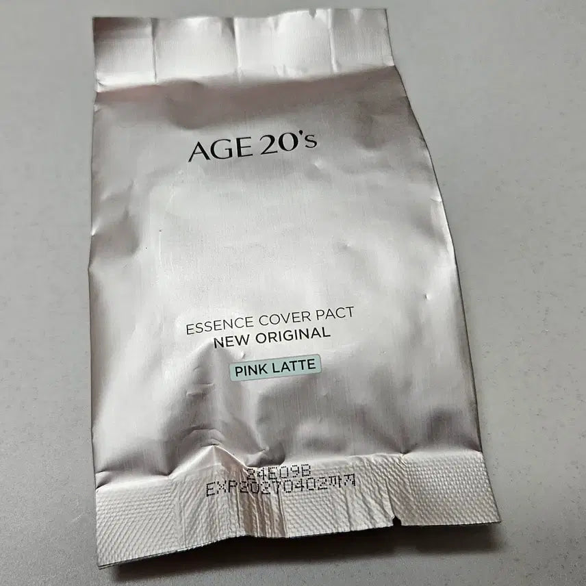 [BUNJANG] Age 20's New Original Shining Drop Essence Cover Pact Pink Latte #13 Refill (Sealed) / [미개봉새상품] 에이지투웨니스 뉴오리지널 샤이닝드롭 에센스 커버 팩트 핑크라떼 13호 리필