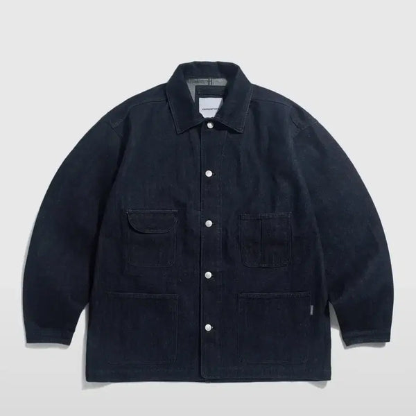 [BUNJANG] Espionage Denim Coverall Jacket / 에스피오나지 데님 커버올 자켓