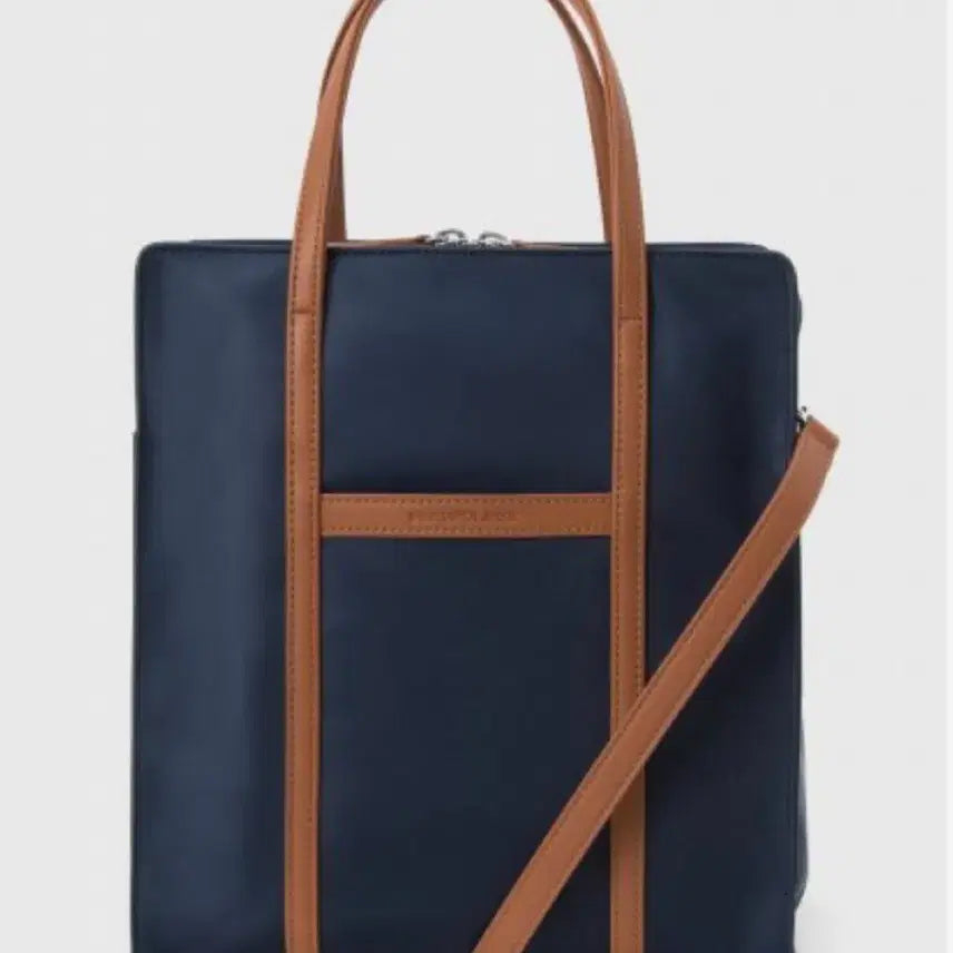 [BUNJANG] Beanpole Navy Tote Bag / 빈폴 네이비토트백