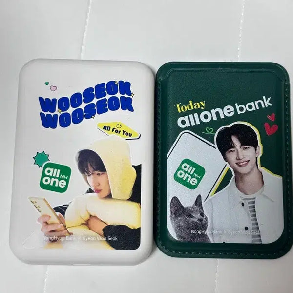 [BUNJANG] Byun Woo Seok MagSafe Card Wallet & Power Bank Bundle / NH굿즈 변우석 맥세이프카드지갑&보조배터리