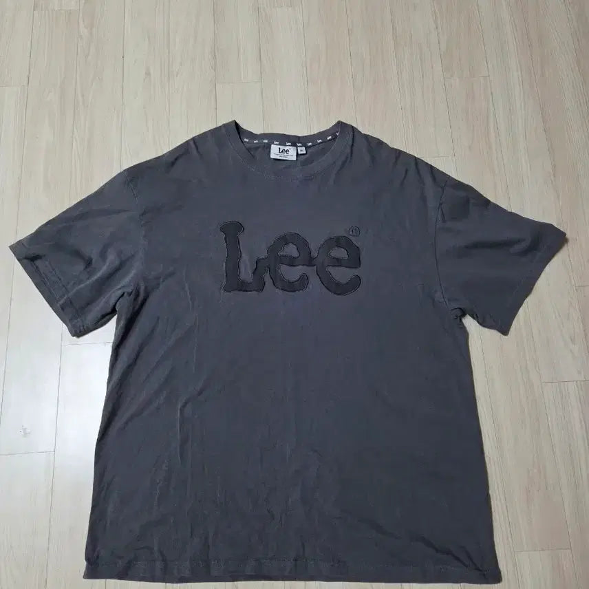 [BUNJANG] Lee Grey Logo Short Sleeve T-Shirt XL / 리 반팔 티셔츠 그레이