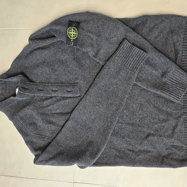 [BUNJANG] Stone Island Half-Zip Knitwear / 스톤아일랜드 하프집업 니트