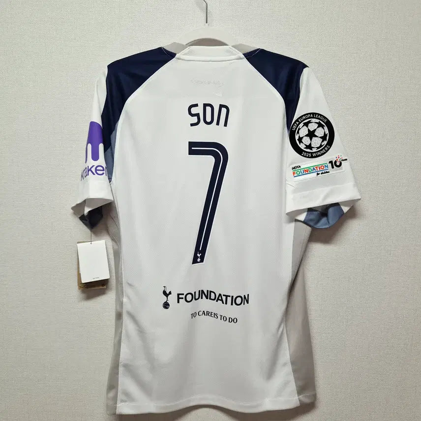 [BUNJANG] Tottenham Hotspur 25-26 Home Son Heung-min Champions League Authentic Jersey / (새상품) 25-26 토트넘 홈 No.7 손흥민 챔스 정품 유니폼