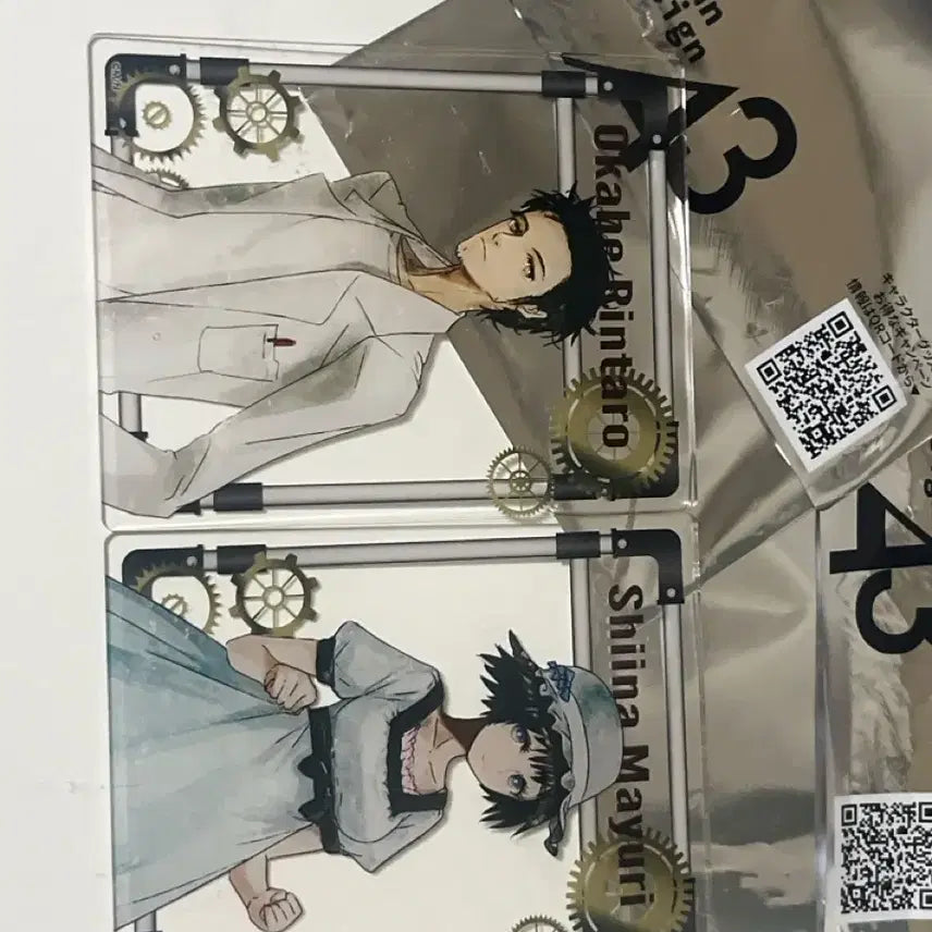 [BUNJANG] Steins;Gate Okabe Rintaro & Shiina Mayuri Acrylic Card Bundle / 슈타인즈게이트 아크릴카드 오카베 린타로,시이나 마유리 일괄(희귀매물)