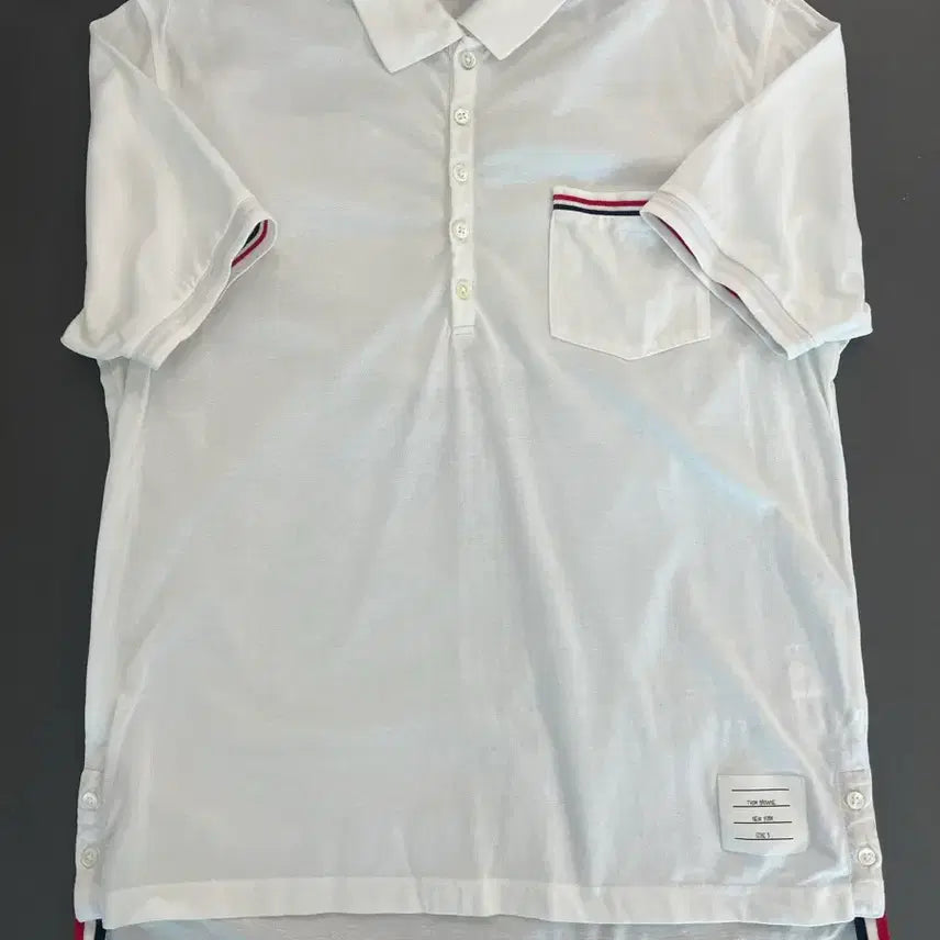 [BUNJANG] Thom Browne Pocket Polo Shirt Size 5 / 톰브라운 포켓 폴로셔츠(5사이즈)