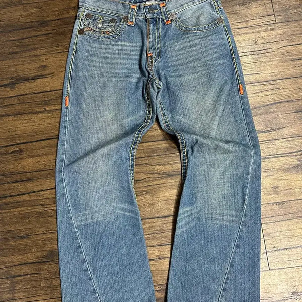 [BUNJANG] True Religion Joey Super T USA Bootcut Denim Pants Size 34 / 트루릴리전 JOEY SUPER T USA 부츠컷 데님팬츠 34