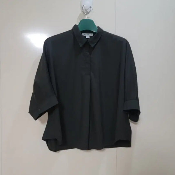 [BUNJANG] Morgan Black Shirt Blouse Size 88 / 모르간 블랙 셔츠블라우스 88
