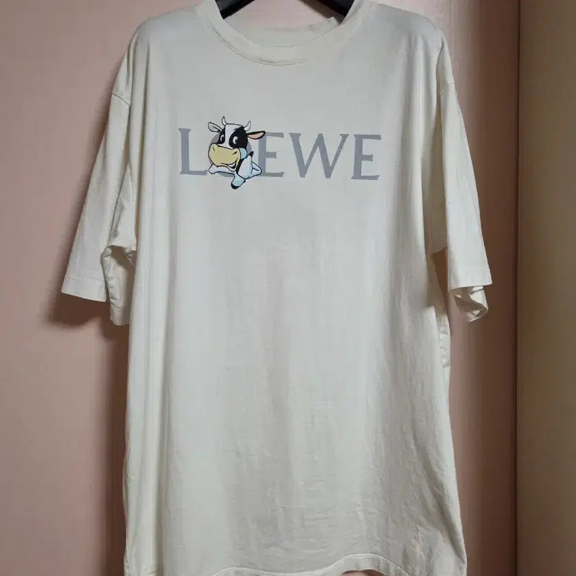 [BUNJANG] LOEWE Cow Graphic T-Shirt / LOEWE 카우 그래픽 반팔티셔츠
