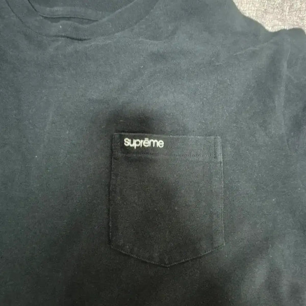 [BUNJANG] Supreme Pocket T-Shirt Black L / 슈프림 포켓 반팔티 블랙L