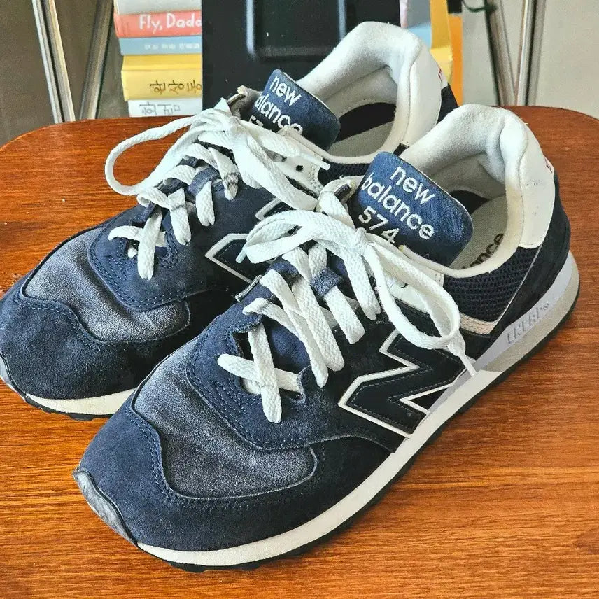 [BUNJANG] New Balance 574 Navy Classic Sneakers Size 270mm / 뉴발란스 574 네이비 270 클래식 운동화