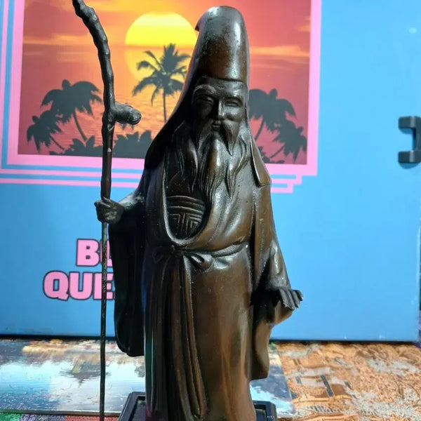 [BUNJANG] Monk Figurine with Staff Statue / 동자승 석상 지팡이 동상