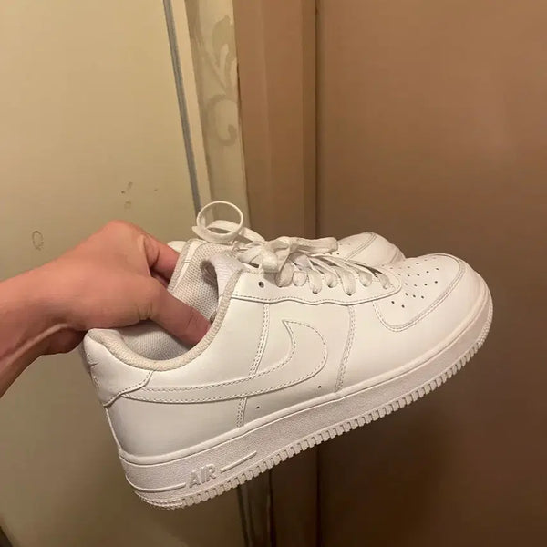 [BUNJANG] Nike Air Force 1 Low 'Triple White' Sneakers / (270) 나이키 에어포스 1 로우 올백 화이트