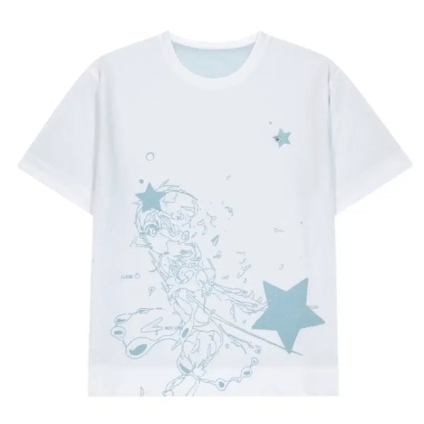 [BUNJANG] OHOS x NOITO Reversible T-Shirt / 오호스x노이토 슈 리버시블 티셔츠 / 서브컬쳐 사이버코어 씹덕티 져지