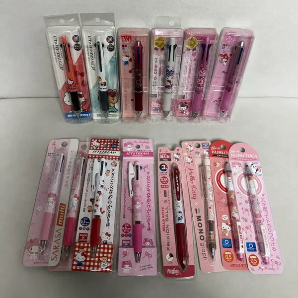 [BUNJANG] Sanrio Hello Kitty & My Melody Jetstream, Kurutoga, Dr. Grip, Monograph Pens / 산리오 키티 제트스트림 쿠루토가 닥터그립 모노그래프 마이멜로디