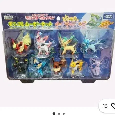 [BUNJANG] Pokemon Eevee Evolutions Full Set Classic MonColle Figures / 포켓몬스터 이브이즈 진화체 풀세트 고전 몬코레 일괄 판매 (박스x 덤+)