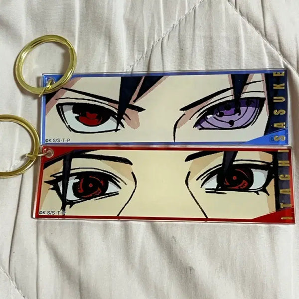 [BUNJANG] Naruto Itachi Sasuke Aikring Baseyard Daeguryujeon Acrylic Keychain / 나루토 이타치 사스케 아이키링 베이스야드 대교류전