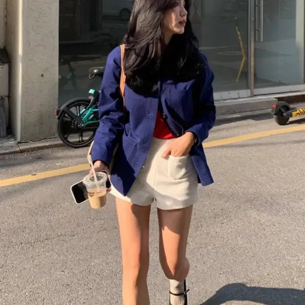 [BUNJANG] Celine & Lion Tweed Shorts Ivory / 셀리앤리옹 쇼츠