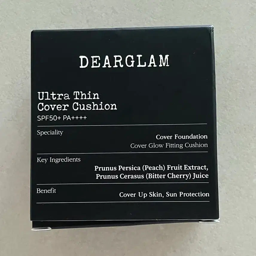 [BUNJANG] Dear Glam Ultra Thin Cover Cushion SPF50+ PA++++ (Beige, Shade 23) - Set / 디어글램 울트라 씬 커버 쿠션 23호 본품+리필