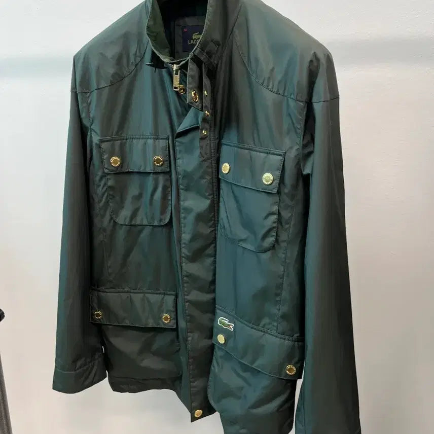 [BUNJANG] Lacoste Gold Button Safari Jacket / 105) 라코스테 금장 사파리자켓