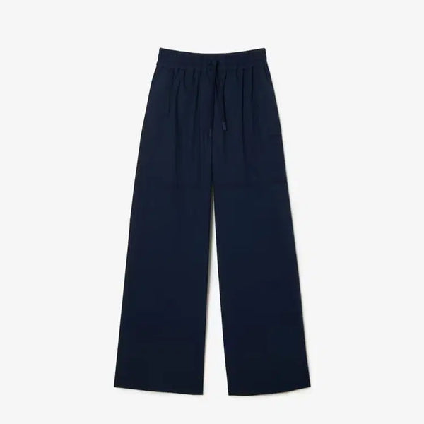 [BUNJANG] Lacoste Women's Navy Loose Fit Drawstring Pants / 라코스테 여성 루즈핏 드로우스트링 팬츠 네이비 34(S) 새제품