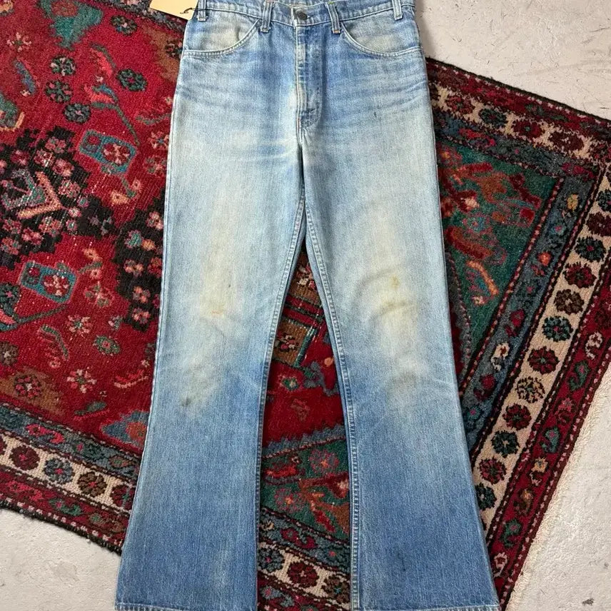 [BUNJANG] Levi's 646 Bell Bottom Orange Tab Jeans / [34] 70's USA Made 리바이스 646 벨바텀 리바이스 부츠컷 오렌지탭