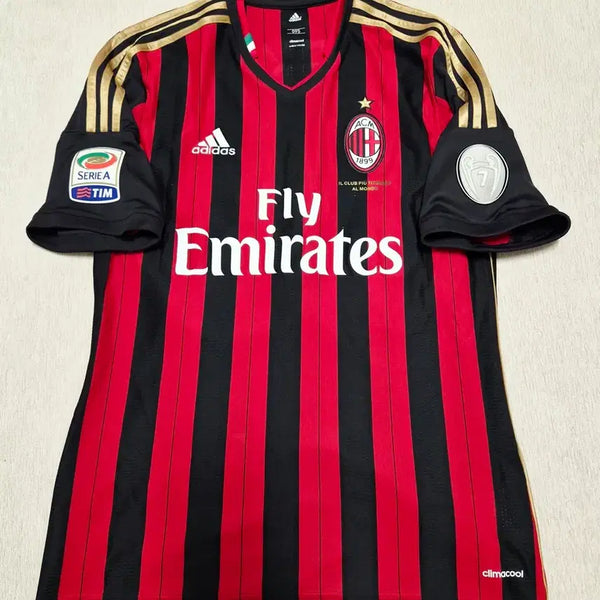 [BUNJANG] AC Milan 2013-2014 Official Home Jersey Kaka / 13-14 ac밀란 정품 홈 유니폼 카카 오피셜 마킹