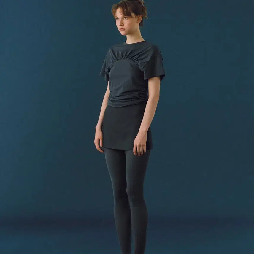 [BUNJANG] Smoothmood Teapot Mini Skirt Charcoal Size 2 / 스무스무드 티팟 미니 스커트 차콜
