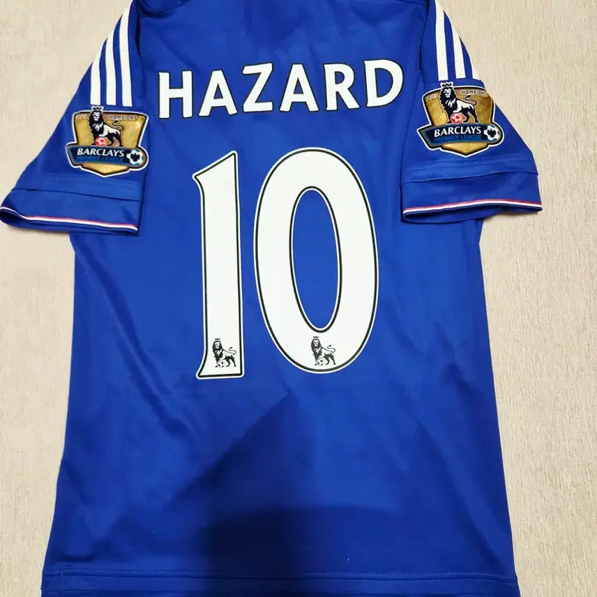 [BUNJANG] Chelsea 2015-16 Authentic Home Jersey Eden Hazard / 15-16 첼시 정품 홈 유니폼 아자르 자컷 마킹