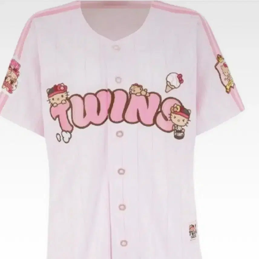 [BUNJANG] LG Twins Tanning Kitty Pink Pop Uniform (Size 90) / LG트윈스 태닝키티 핑크 팝 유니폼 엘지 트윈스( 사이즈 90)