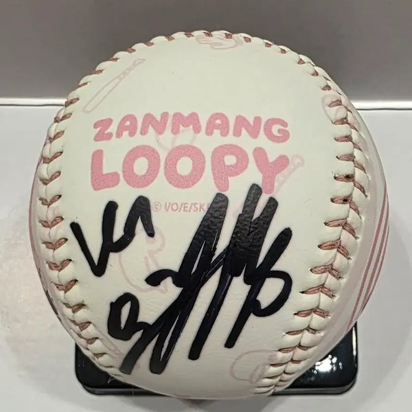 [BUNJANG] Oh Ji-hwan LG Twins Signed Baseball with Display Cube / 오지환 LG 잔망루피 싸인볼 (큐브포함)