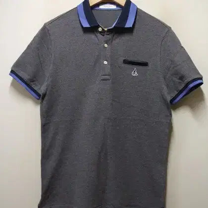 [BUNJANG] Beanpole Striped Cotton Polo T-shirt Slim Fit Size 100 / 빈폴 라인배색 면카라티 택 슬림100