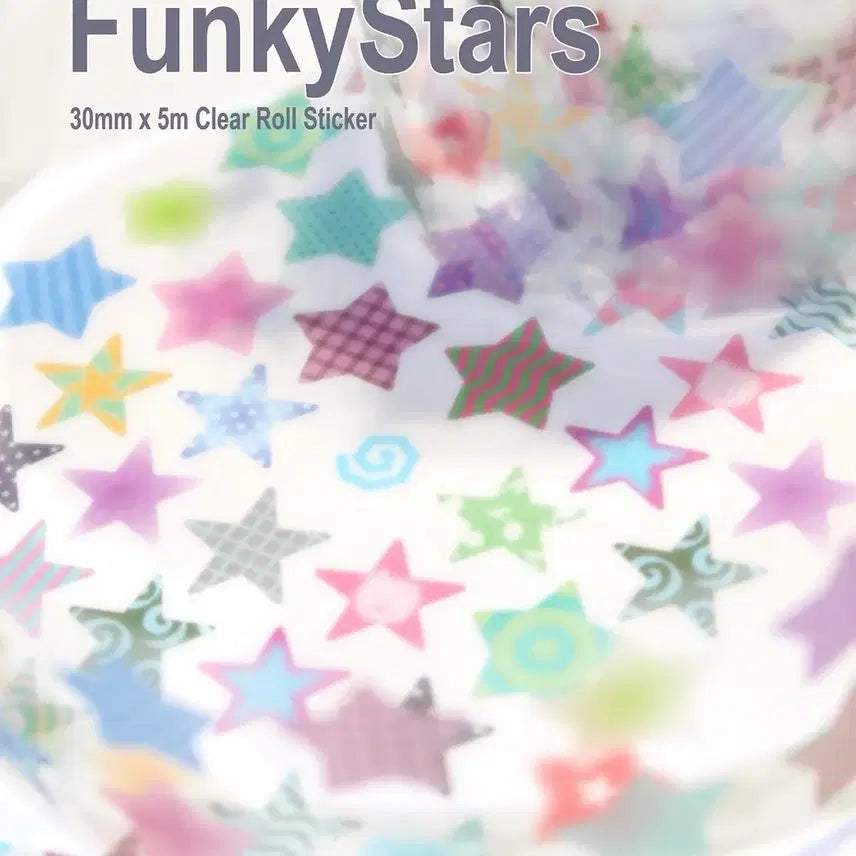 [BUNJANG] Stickers FunkyStars Star Kiss Cut Sticker Pack / 스티커스 FunkyStars 별 키스컷 띵