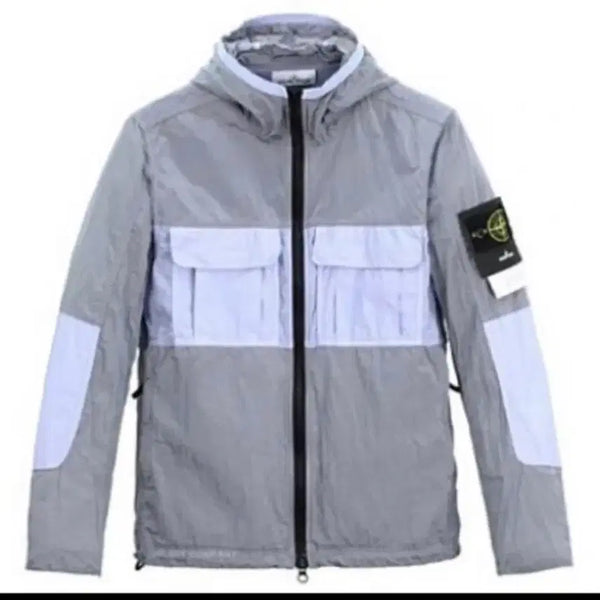[BUNJANG] Stone Island Nylon Ripstop Lavender Windbreaker / 스톤아일랜드 나일론 립스탑 라벤더 바람막이