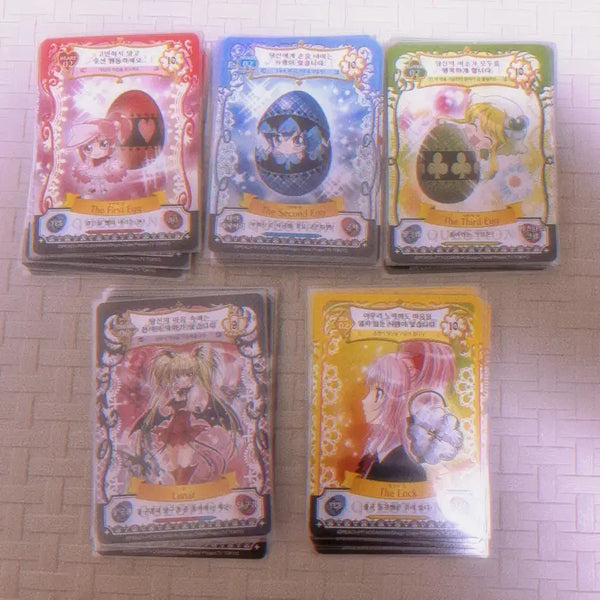 [BUNJANG] Shugo Chara! Amulet Flow Card Set (Cards 1-10, 50 Cards Total) / 캐캐체 캐릭캐릭체인지 애뮬릿 플로우 카드 1번-10번 50장 일괄 판매