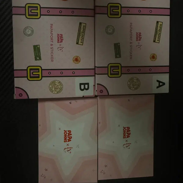 [BUNJANG] IVE Papa John's Passport Set A Unsealed / 아이브 파파존스 여권 A세트 미개봉