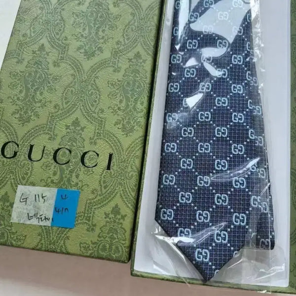 [BUNJANG] Gucci Silk GG Logo Necktie / 넥타이