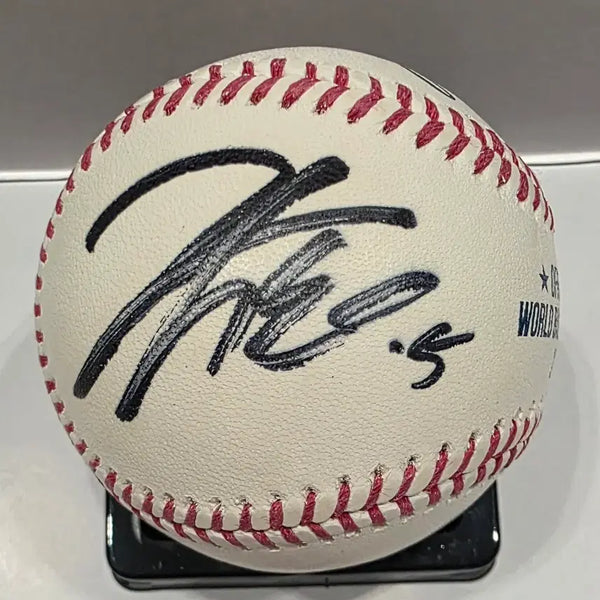 [BUNJANG] Kim Do-young Signed 2026 WBC Official Baseball (Includes Cube) / 김도영 2026년 WBC공인구 싸인볼(큐브포함)