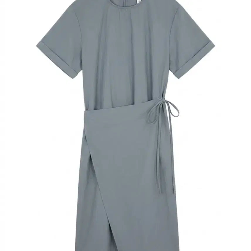 [BUNJANG] Women's Circle Wrap Dress Short Sleeve Vintage / 여성F/ circle 랩 원피스 반팔 빈티지킹
