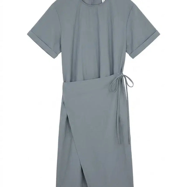 [BUNJANG] Women's Circle Wrap Dress Short Sleeve Vintage / 여성F/ circle 랩 원피스 반팔 빈티지킹